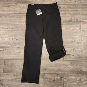 Eddie Bauer Women's Adventure Full or Roll Up Pants Black Size 6 NWT